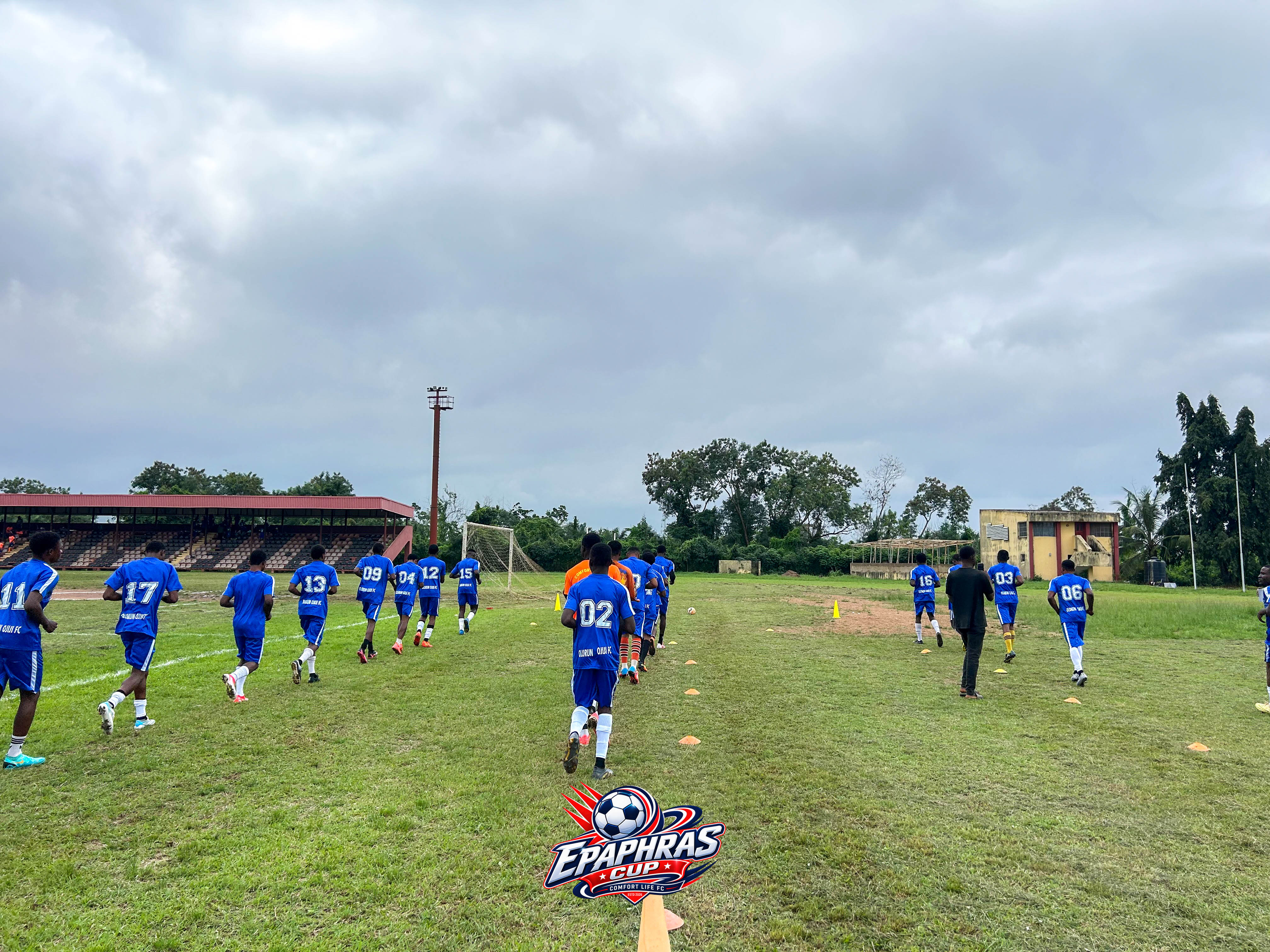 Young footballers training at NextGEN